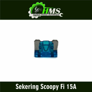 Sekering Scoopy Fi 15A (Buntung) - Fuse DX Micro Fuse Mikro Sekring Tusuk Tancap Kotak Kecil 15 A