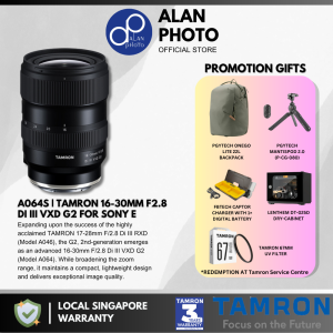 Tamron 16-30mm F2.8 Di III VXD G2 Lens [Sony E / Nikon Z] | Tamron Singapore Warranty