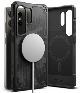 RINGKE® RUGGED GEAR MAGNETIC Samsung Galaxy S25 Ultra Heavy Duty Elasticity Distinct Surface MagSafe Mightier Shockproof