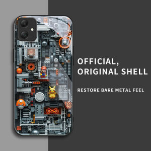 สำหรับ Samsung Galaxy A05 เคสศัพท์ป้องกันการตก บล็อกอาคาร บุคลิกภาพทันสมัย