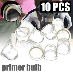 LITUILI MALL 10pcs Silicone Carburetor Parts Transparent Small Carb Primer Bulbs Cap Carburetors Accessories General Lawn Mower Parts Fuel Pump