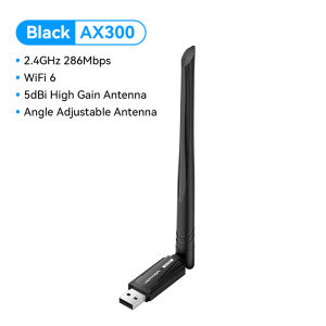 Vention USB WIFI 5G Dongle 6dBi High Gain Antenna AC650 Adapter 5GHz 2.4GHz Dual Band Connector for PC TV Desktop Laptop Bluetooth 5.0 Network Card Wireless ไวไฟ usb ตัวรับสัญญาณ wifi