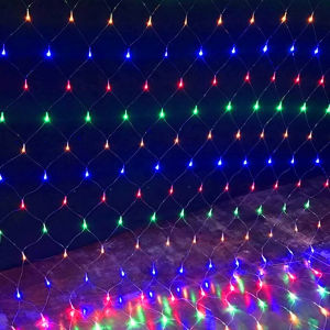 LED Mesh Fairy String Lights Solar String Fairy String Christmas Fishing Net Light Waterproof For Lawn Garden Walkways Weddings Lights Aatroxw