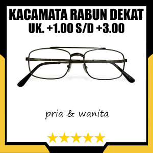 kacamata aviator lensa plus (+) kacamata baca plus rabun dekat untuk pria dan wanita tersedia ukuran +1.00 sampai +3.00