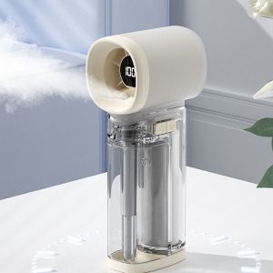 MKEB MALL Durable Cooling Spray Fan Portable Lightweight Mini Cooling Fans Gift Rechargeable Handheld Misting Fan Office