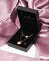 [Pre-Order] TALA by Kyla Locked in Love Necklace Bracelet Sold as Set Plus Gift Box Stainless Steel Hypoallergenic 18K Gold-Plated. 