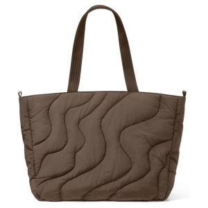 Korean-style quilted solid color nylon waterproof tote bag for women Fashionable and lightweight 14 Large-capacity multi-compartment laptop bag for leisure and travel can be carried by hand or over the shoulder #7649