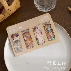 【📣SG Seller】Magnetic Bookmark Set Art Masterpieces Monet Klimt Cezanne Cute Aesthetic Page Marker Tabs for Books