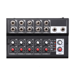 MUX5210 10 Channel Sound Mixer DJ Mixer Sound Board Console Power Stereo for Karaoke PC Recording Stage Accessories