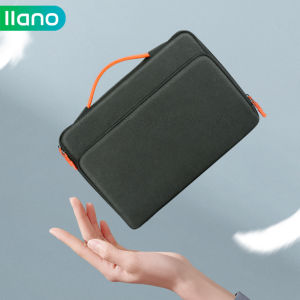llano Laptop Bag Business Style Handbag Waterproof 360° Protective Cover 13.3/14/15.4 inch Computer Multi Storage Bag Triple Thicken Shockproof Notebook Cover