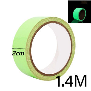 YESPERY 1.4M / 4M Luminous Tape Green Self-adhesive Tape Night Vision Glow In Dark Safety Warning Security Stage Home Decoration Tapes