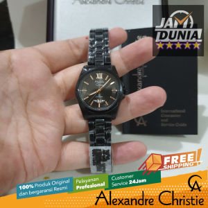 JAM TANGAN ALEXANDRE CHRISTIE WANITA ORIGINAL 8659 AC8659 AC 8659 - Women NG - Stainless Steel - Black dial Rose Gold - Jamdunia / Jam dunia JD18 # JAM TANGAN ALEXANDER CHRISTIE WANITA JAM ALEXANDER CHRISTIE WANITA + AC 8659 L1 AC8659L1 AC 8659L1 S003