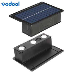 VODOOL Set of 2 Solar Fairy Lights Waterproof IP65 for Backyard Patio Garden with 3 LED Bulbs