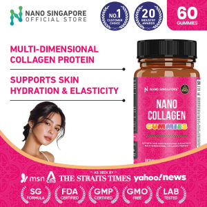 Nano Collagen Gummies 200mg Collagen Jelly w/ Vitamin C + Biotin + Selenium Skin Moisture - Collagen Gummies for Kids (60s)