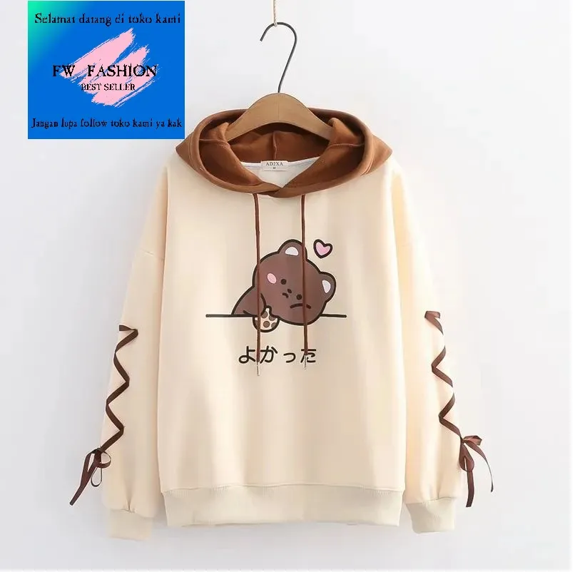 Sweater hot sale hoodie perempuan