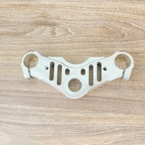 [ GIÁ SỈ ] Chảng ba CNC 3D Ver3 Suzuki Satria Raider Fi Màu trắng