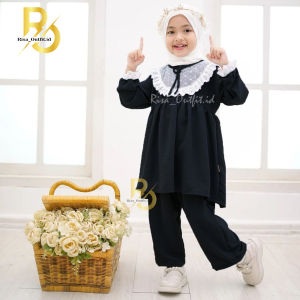 Baju Anak Perempuan / Setelan Crinkle Anak / Baju Muslim Anak Crinkle Airflow Nayla Kids