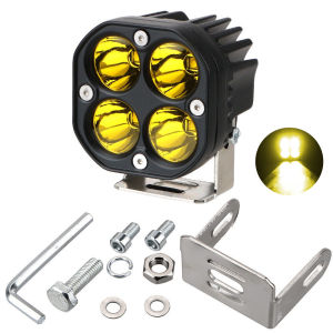 [Shpping]motorcycle spotlightHigh Brightness Four Leaf Clover Spotlight Fog Lamp Off-Road Vehicle Motorcycle Universal Modification Waterproof Yellow White Optional