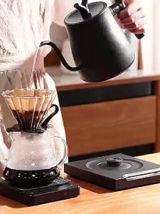 JF 1L Electric Gooseneck Kettle Stainless Steel Electric Coffee Kettle For Drip Coffee Pot