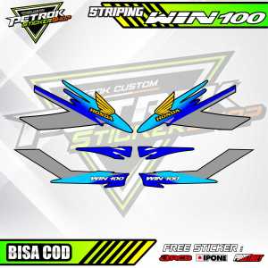 STRIPING VARIASI MOTOR HONDA WIN 100 / STICKER LIST MOTOR HONDA WIN 100