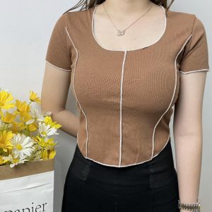 Longsleeve  Wanita Heejin Rib / Baju Lengan Panjang Knit / Fashion Wanita Atasan Rib Knit penta06