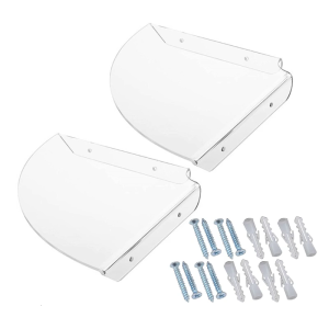 2ชิ้นสามเหลี่ยมกรอบผนังชั้นวางแชมพู Jam Beker Kecil ครีมล้างเครื่องสำอางหิ้งอาบน้ำติดตั้งบนผนังชั้นวางของสำหรับห้องน้ำ