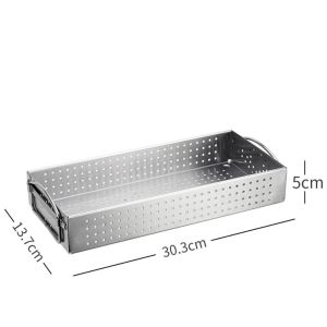 FDO0009 1 pcs Quality Household Cutlery Draining Stainless Steel Cutlery Box Kitchen Supplies Chopstick Holder Flatware Storage Case