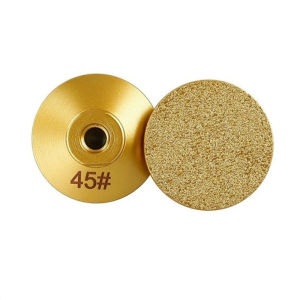 45/60/100# Diamond Flat Grinding Head / M10 Hole Brazed Flat Grinding Head / Tile Grinding Head For Angle Grinders