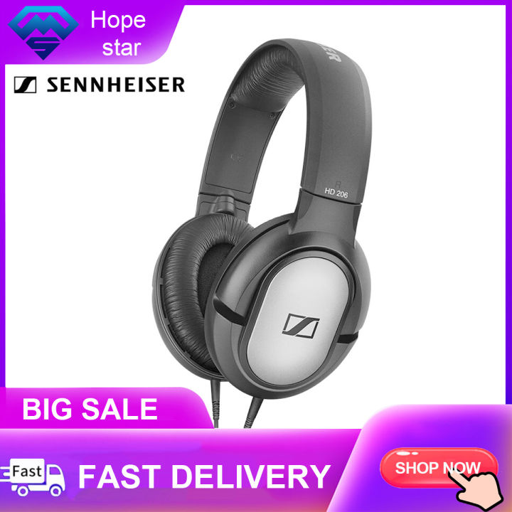【100% authentic】For Sennheiser HD 206 Closed-Back Over Ear