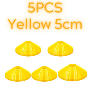 5PCS Plastic Agility Cones 18cm Soccer Cones Traffic Cone Sport Training Agility Marker Cone