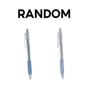 Gratis Ongkir - Pena Gel Hitam Polos / Bolpoin Hitam Polos / Pena Hitam Gel 0.5 mm Transparan