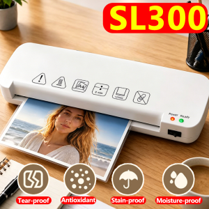 【Free A4 Fllm 100 pcs】Laminator A3/A4 Size Hot And Cold Laminating Machine Max laminate Cutter Rounder For Document Picture Card Document Photo Paper Cards Picture Used At Home Office School Laminator