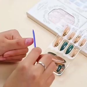 Nail - Bộ 30 móng mắt mèo trang trí móng tay đi chơi dự tiệc sang trọng xinh xắn.(1)
