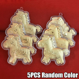 2026 Chinese New Year Zodiac Horse Keychain Lucky Wealth Backpack Pendant Deocoration Car Keyring Spring Festival Souvenirs