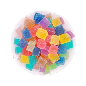 [ Hàng mới] Combo 500g Kẹo hổ phách trái cây nhiều màu sắc/ kẹo đá quý thủ công kẹo pha lê mềm thơm ngon ăn vặt đã nghiền