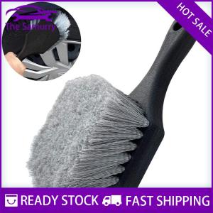 Samurry ✨Hot Sale✨ Car Tire Wheel Rim Cleaning Brush Detailing Brushes Wash Towel Universal Wheel Tire Cleaning Tools Auto Accessories