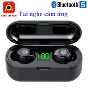 Tai nghe Bluetooth 5.3 TWS F9 cảm ứng phiên bản mới kèm mic tăng giảm âm lượng trên tai nghe