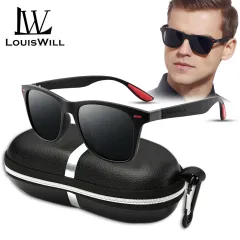 LouisWill Men Sunglasses Polarized Sunglasses UV400 TAC Lens