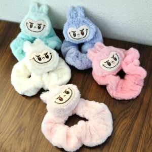 Băng đô trẻ em dễ thương dây buộc tóc hoạt hình vải nhung nữ đàn hồi cao phong cách phụ kiện tóc