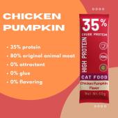 Makanan kucing makanan basah (35% protein) UNCLE TAIL 50gr batang snek kucing ruji Beef & Chicken & Tuna & Cod & Salmon can be mixed