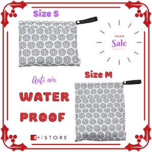 [HI] WET BAG WATERPROOF TAS ANTI BOCOR WASHABLE WET POUCH DIAPER CLOTH DRY SERBAGUNA