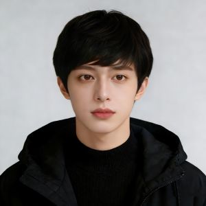 Wig Mens Short Hair Oblique Bangs Texture Short Straight Hair Fashion Handsome Fluffy Chemical Fiber Headgear