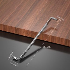 WHITE Flathead Multipurpose Screwdriver ic Angled Crosses 90 Degree Screwdriver Lengthened L-Shaped Elbow Screwdriver Drill Bits