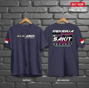 kaos bukan pengabdi negara | kata - kata | baju distro | cocok untuk pria dan wanita