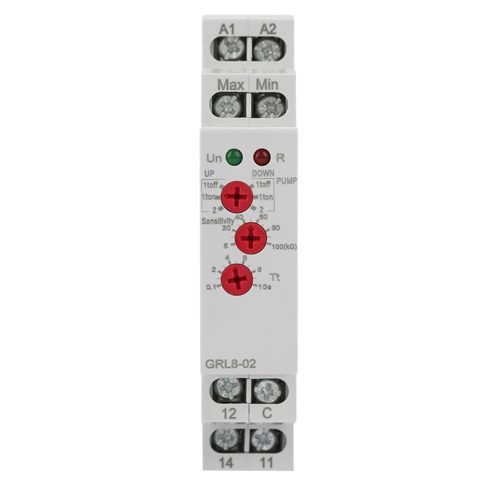 GRL8-02 Liquid Level Control Relay Water Level Controller 10A AC/DC 24V