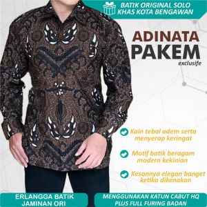 Kemeja Batik Pria Dewasa Modern 2022 Mewah Kualitas Distro Lengan Panjang Bahan Kain Katun Cabut Tebal Adem Nyaman Baju Batik Pria Kondangan Lengan Panjang Bahan Kain Licin Full Furing Badan Motif Keren Kekinian Baju Atasan Batik Solo Pria Full Furing - Lazada