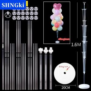 [COD] 🔥🔥🔥SHNGki 1 Bộ sinh nhật bóng đứng kit bóng đứng với cơ sở và cực cho đám cưới sinh nhật đảng trang trí