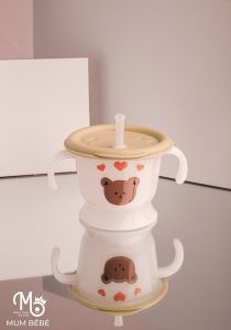 Cốc tập uống nước Mumbebe Cốc tập hút cho bé 3 giai đoạn Mumbebe chống sặc an toàn