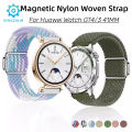 Kingzalin Nylon Strap For Huawei Watch GT4 3 41MM 18MM Replacement Wristband Nylon Woven Bracelet Watchband For Huawei GT 4 Smart Watch Accessories. 