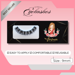 Bulu Mata 3d Natural Pendek Ukuran 9mm | Look Extensions | 803D XS